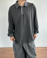 Wash Stripe Pique T-shirt