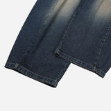 Marine Curved Denim Pants