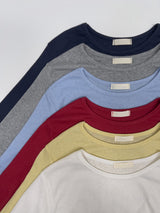 メントステンセルラウンドネックTシャツ