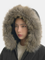 Berlin Fur Trimmed Padded Jumper
