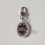 MOBN Acrylic Keyring (PaleAqua/Burgundy)