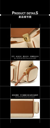 “UBUD”Pieced Leather Biker Bag