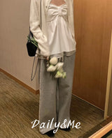 Banding lace pants(2color)