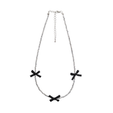 RIBBON CHOKER NECKLACE (3 COLORS)