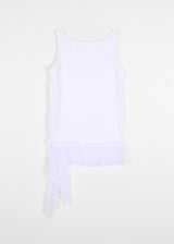EYELET FRILL SLEEVELESS