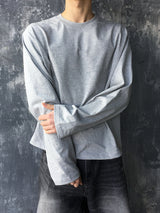 Poin Basic Crop Long Sleeve 3C