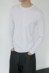 diagonal long sleeve