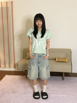 spring half T-shirt (3color)