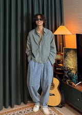 Layered Fall Cropped Check Shirt 3COLOR
