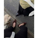 STILETTO MULE FLAT (2COLORS!)