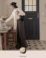 【MADE】Round knit & shawl set