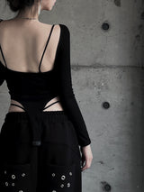 backless bodysuit T