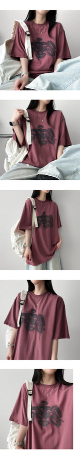 ロナーオーバーサイズフィットショートスリーブTシャツ
