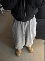 Fluffy Warm Wide Jogger Pants (5color)