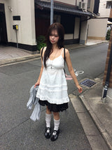 Lukken Frill Bustier Sleeveless Mini One Piece