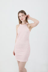 Halter Neck Slim Mini Onepiece