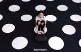 Reversible Dot Tote Bag (Black)