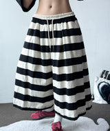 Frisening Stripe Bermuda Shorts 4color