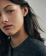[925 silver] Deux.silver.201 / ミニコートピアス (シルバー)