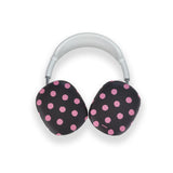 witty dot airpods max case (charcoal+pink)