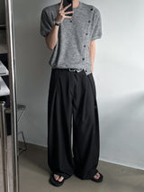 Robel Pintuck Balloon Wide Slacks
