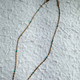 Blue Crest Pendant Necklace