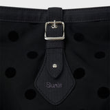 Buckle Cross Bag (Dot Black)