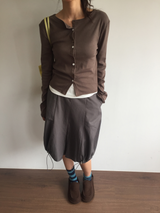 Chlory Flower Button Cardigan (4color)