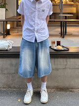 センドウォッシングオーバーバミューダパンツ