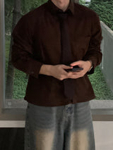 Pier Crop Corduroy Shirt