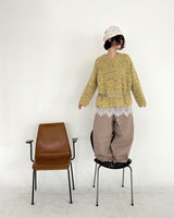 Boxy V-neck Knit