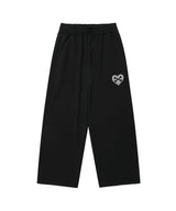 KITTEN WIDE SWEAT PANTS BLAKC(CV2GFFPA03A)