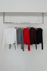 V-neck Knit Sleeveless Cardigan Set
