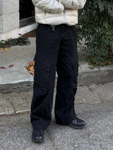 Vintage wave-washed cargo pants