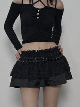 STUDDED DOUBLE BELT