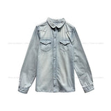 Icy Western Pocket Denim Shirt
