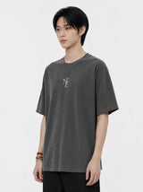 NTE モノグラム ピグメントダイド ショートスリーブ Tシャツ(3color)