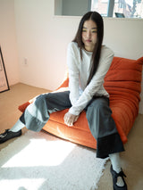 CHECK LACE PANTS (BLACK)