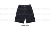 TRACK STITCH BERMUDA DENIM