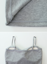 #AN レース ストラップ キャップ ノースリーブ(3color)
