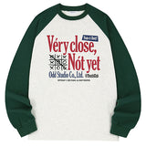 Very Close Raglan Over Fit Long Sleeve