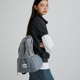 DRAWSTRING MESH BACKPACK