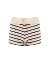 EmohaY2K Pink striped basic all-match shorts