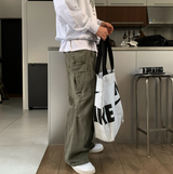 ノーメースパラシュートディープダイイングカーゴワイドパンツ