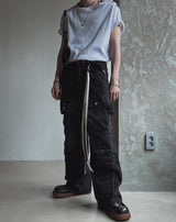 Rogueteen Strap Cargo Denim Pants