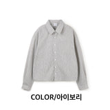 クロップドチェックシャツ 2COLOR
