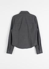FRILL STRIPE SHIRT