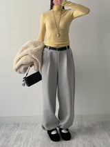 Purin Shearling Crop Mustang Jacket