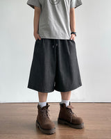 Add Stripe Bermuda Denim Pants