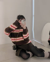Striped wool knit